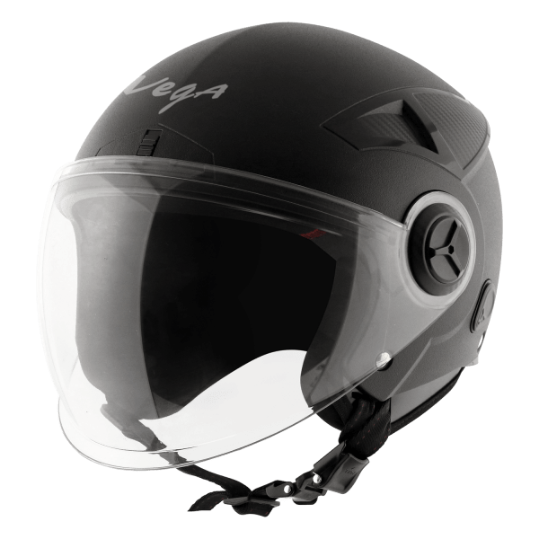 VEGA BLAZE OF (OPEN FACE) TEXTURE FINISH (TF) Black